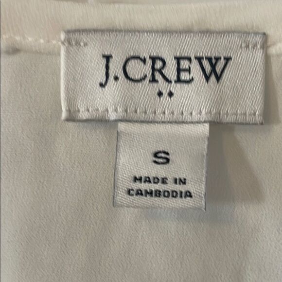 J. Crew Factory V-Neck Clip-dot Women's Blouse - Picture 3 of 5